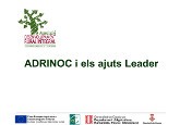 ADRINOC i ajuts Leader